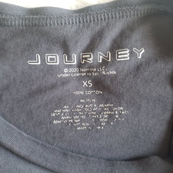 JOURNEY Crop Short Sleeves Raw Hem Graphic T Shirt - Picture 11 of 11